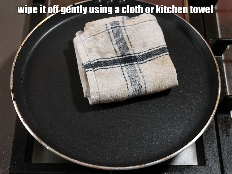 Step 15 – <p>Wipe it off gently using a cloth or kitchen towel.</p>
