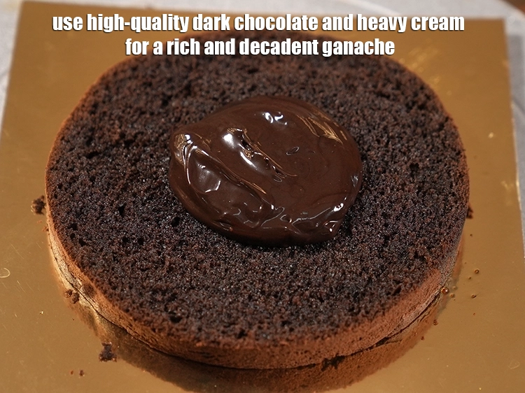 Step 38 – <p>Use high-quality dark chocolate and heavy cream for a rich and decadent ganache.</p>