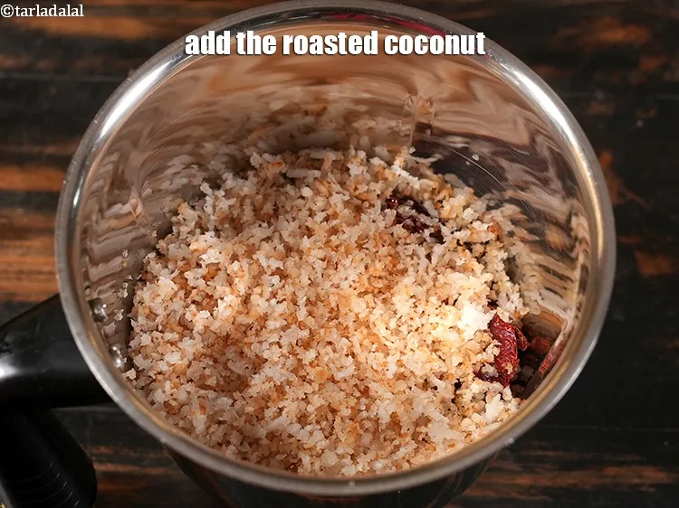 Step 14 – <p>Also, add the roasted coconut.</p>
