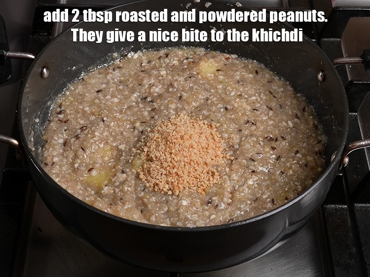 Step 23 – <p><span style="background-color:rgb(255,255,255);color:rgb(0,0,0);">Add the 2 tbsp </span><a href="https://www.tarladalal.com/glossary-raw-peanuts-kachi-mungfali-kachi-moongfali-847i#ing_3275"><u>roasted and powdered peanuts</u></a><span style="background-color:rgb(255,255,255);color:rgb(0,0,0);">. They give a nice …