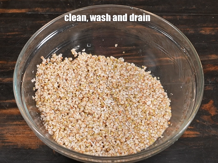 Step 3 – <p>Clean, wash and Drain.</p>