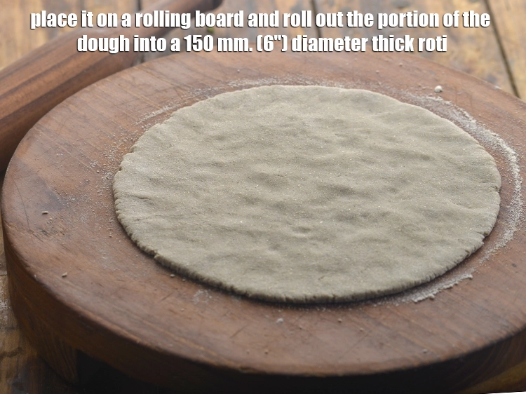 Step 10 – <p>Place it on a rolling board and roll out the portion of the dough into …