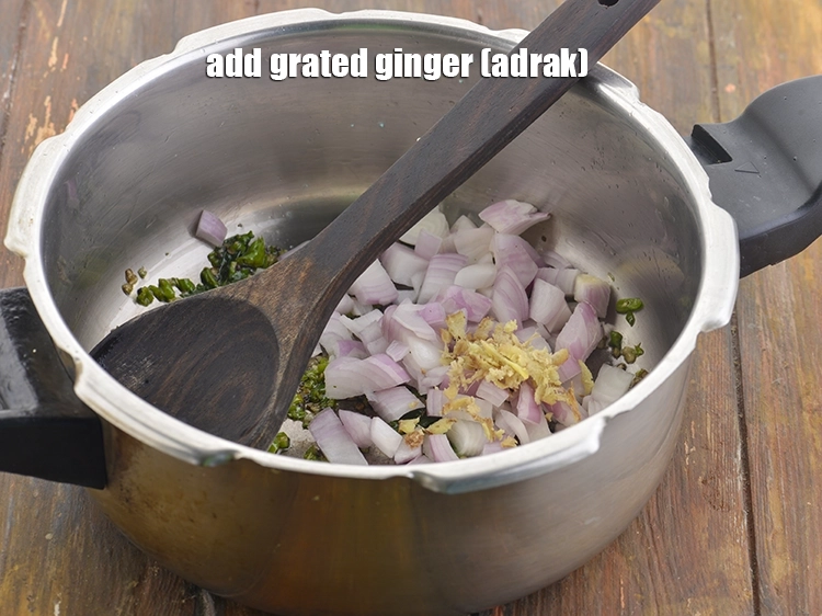 Step 17 – <p><span style="background-color:rgb(255,255,255);color:rgb(0,0,0);">Also, add the 1/2 tsp </span><a href="https://www.tarladalal.com/glossary-ginger-adrak-453i#ing_2408"><u>grated ginger (adrak)</u></a><span style="background-color:rgb(255,255,255);color:rgb(0,0,0);"> for an earthy taste.</span></p>