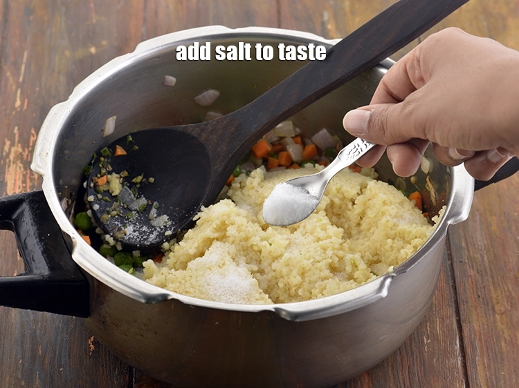 Step 24 – <p><span style="background-color:rgb(255,255,255);color:rgb(0,0,0);">Add the </span><a href="https://www.tarladalal.com/glossary-salt-namak-table-salt-418i"><u>salt </u></a><span style="background-color:rgb(255,255,255);color:rgb(0,0,0);">to taste to taste.</span></p>