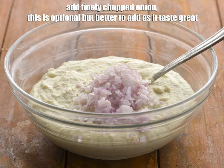 Step 20 – <p>Add the <span style="background-color:rgb(255,255,255);color:rgb(0,0,0);">1/4 cup finely </span><a href="https://www.tarladalal.com/glossary-onions-pyaz-pyaaz-kanda-548i#ing_2327"><u>chopped onion</u></a>, this is optional but better to …