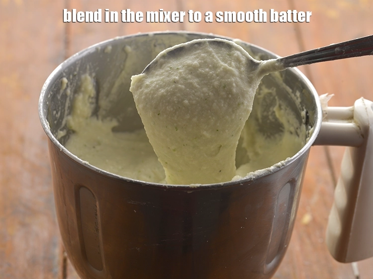 Step 18 – <p>Blend in the mixer to a smooth batter, Don’t add too much water while grinding …