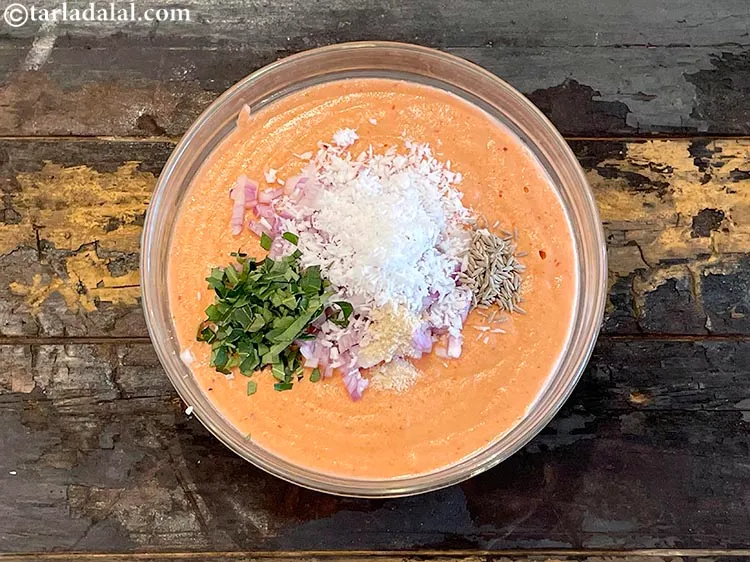 Step 22 – <p>Add asafoetida.&nbsp; It adds a great taste to the <strong>adai dosa</strong>.</p>