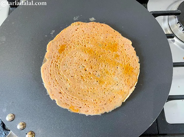 Step 31 – <p>Turn over and cook on the other side as well. You can cook covered with …