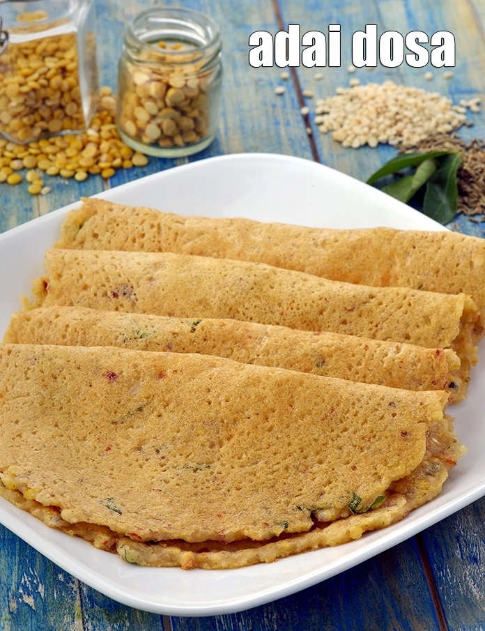Step 34 – <p>Serve&nbsp;<strong>adai | adai dosa | quick South- Indian style adai dosa&nbsp;|&nbsp;Chettinad kara adai |</strong>&nbsp;immediately with …