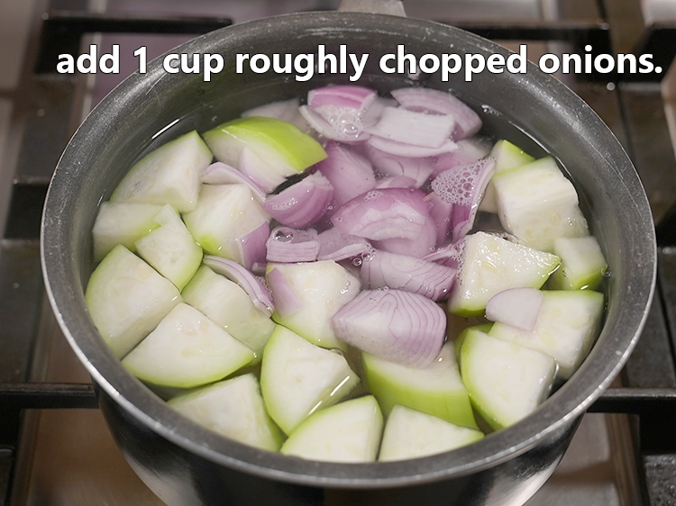Step 7 – <html><head><meta charset="UTF-8"></head><body><p>Add 1 cup&nbsp;roughly&nbsp;<a href="glossary-chopped-onions-722i">chopped onions</a>.&nbsp;If you are making a&nbsp;<a href="https://www.tarladalal.com/recipes-for-Chinese-Soups-78">Chinese soup recipes</a>, you can …