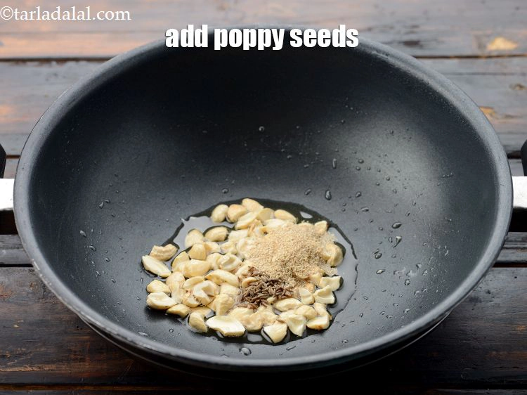 Step 15 – <p>Add 1 tsp&nbsp;<a href="https://www.tarladalal.com/glossary-poppy-seeds-khus-khus-589i">poppy seeds (khus-khus)</a>.</p>