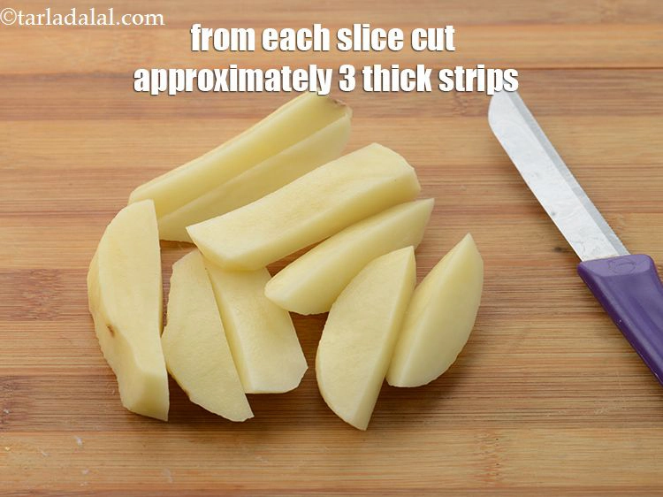 Step 6 – <p>From each slice cut approximately 3 thick strips. Using a sharp knife. We have used …