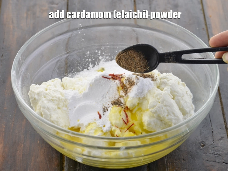 Step 17 – <p>We will finally add cardamom to this. Kesar and elaichi together is one of the …
