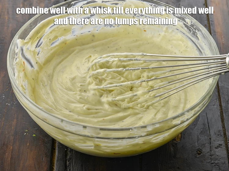 Step 23 – <p>Combine Kesar Eliachi Shrikhand well with a whisk till everything is mixed well and there …