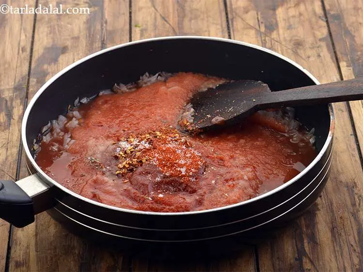 Step 19 – <p>Add the chilli powder and salt. Chilli powder is added to give more colour and …