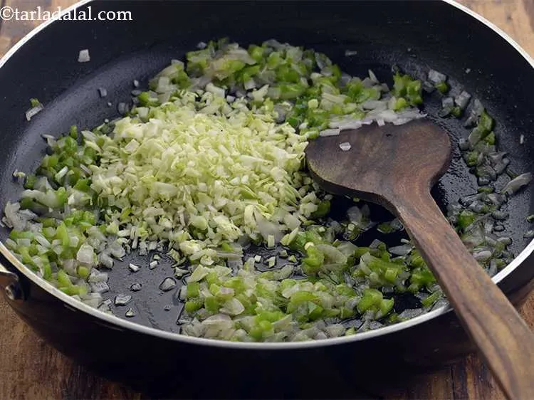 Step 37 – <p>Add the cabbage. You can even thinly shred them or grate them.</p>