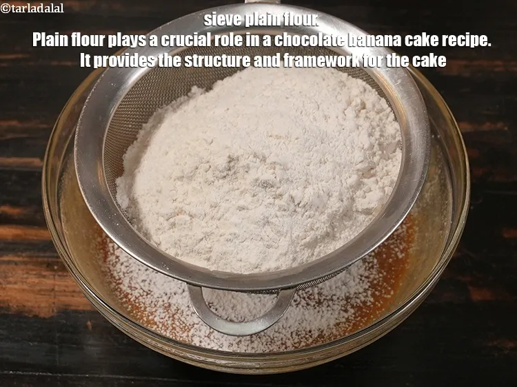 Step 12 – <p>Sieve 1½ cups of&nbsp;<a href="https://www.tarladalal.com/glossary-plain-flour-maida-188i">plain flour (maida)</a>. Plain flour (all-purpose flour) plays a crucial role …