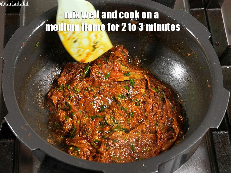 Step 45 – <p>Mix well and cook on a medium flame for 2 to 3 minutes.</p>