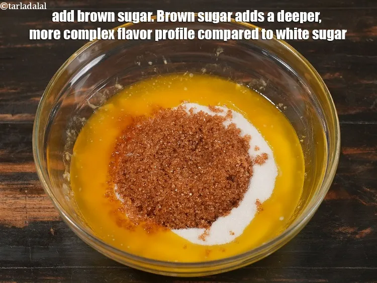 Step 8 – <p>Add ½ cup <a href="https://www.tarladalal.com/glossary-brown-sugar-283i">brown sugar</a>. Brown sugar adds a deeper, more complex flavor profile …