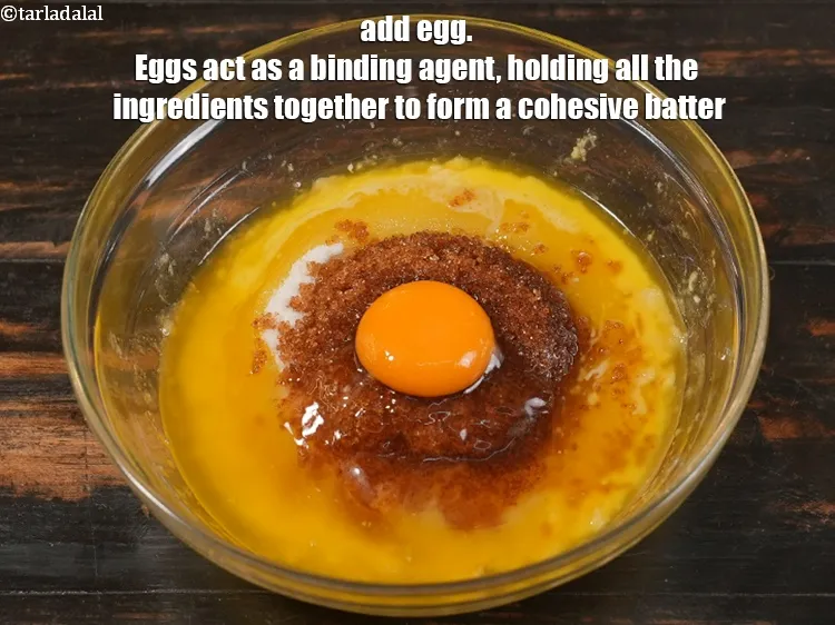 Step 9 – <p>Add 1 egg. Eggs act as a binding agent, holding all the ingredients together to …