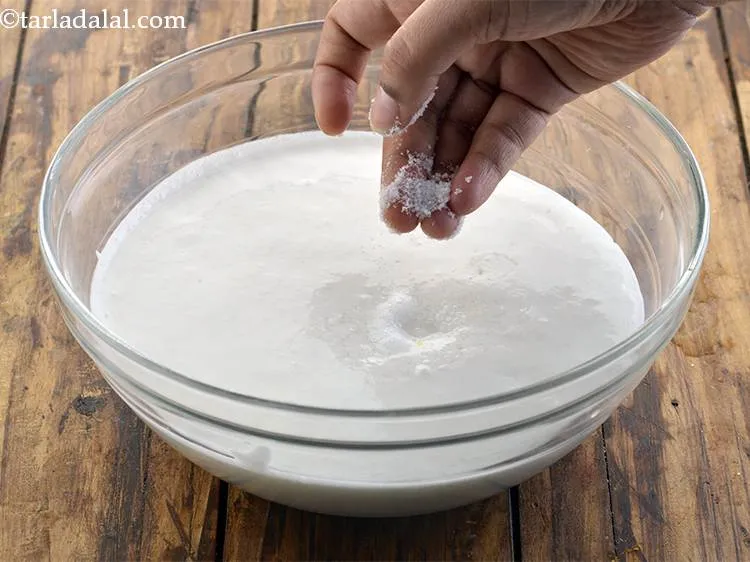 Step 64 – <p><span style="color:rgb(0,0,0);">Check for salt in the readymade dosa batter and add if required.</span></p>