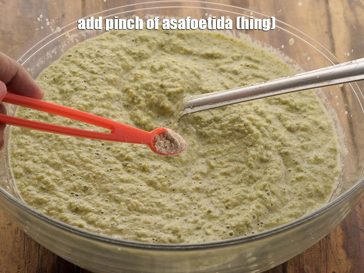 Step 11 – <p>Add the<span style="background-color:rgb(255,255,255);color:rgb(0,0,0);">a pinch of </span><a href="https://www.tarladalal.com/glossary-asafoetida-hing-113i"><u>asafoetida (hing)</u></a>. This aids in digestion.</p>