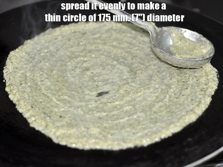 Step 24 – <p>Spread it evenly to make a thin circle of 175 mm. (7") diameter. You can …