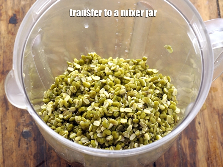 Step 6 – <p>Transfer to a mixer jar.</p>