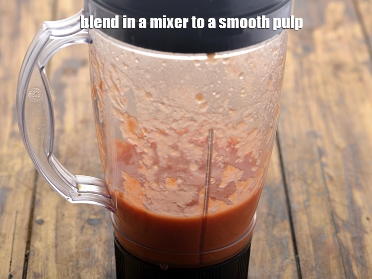 Step 18 – <p>Blend in a mixer to a smooth pulp. Keep aside.</p>