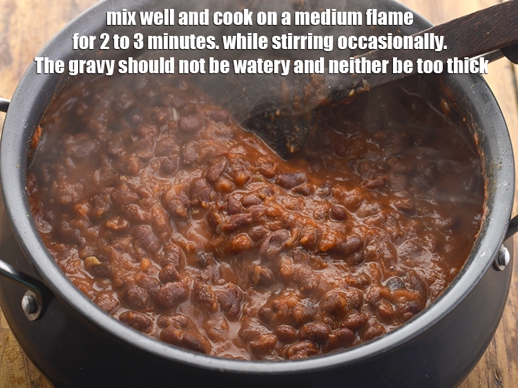 Step 28 – <p>Mix&nbsp;<strong>Rajma Masala (Rajma Curry, Punjabi Rajma Masala)&nbsp;</strong>well and cook on a medium flame for 2 …