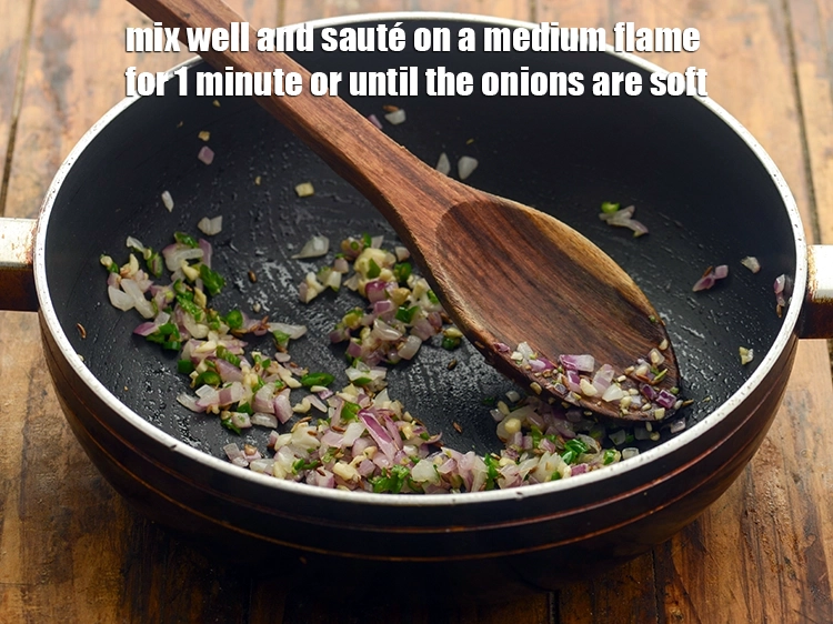 Step 17 – <p><span style="background-color:rgb(255,255,255);color:rgb(0,0,0);">Mix well and sauté on a medium flame for 1 minute or until the …