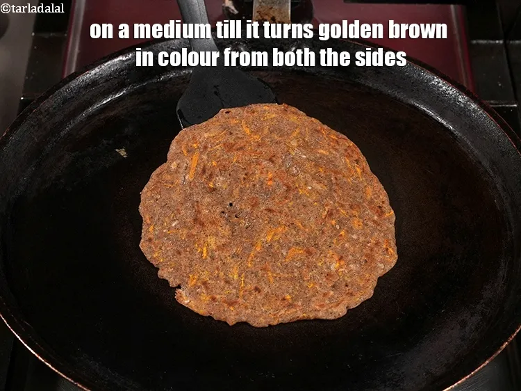 Step 14 – <p>On a medium till it turns golden brown in colour from both the sides.</p>