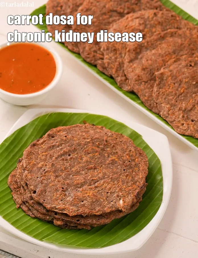 Step 16 – <p>Serve <strong>carrot dosa recipe | carrot dosa for chronic kidney disease | healthy carrot buckwheat …