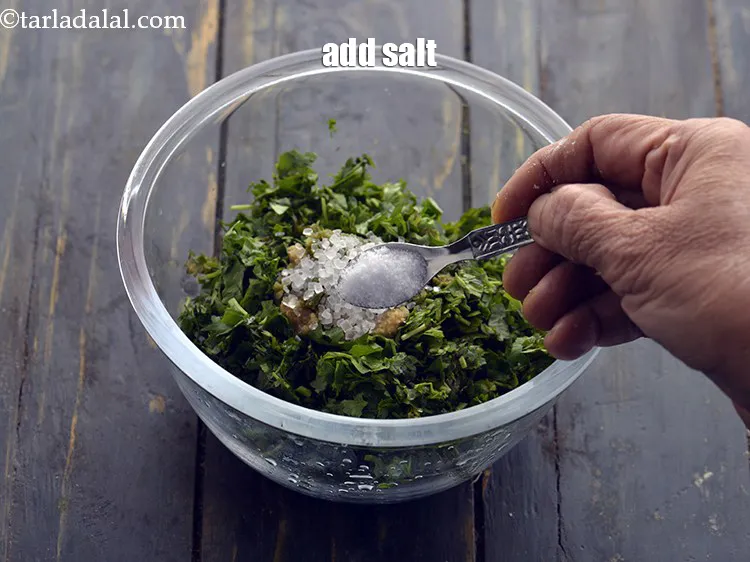 Step 35 – <p>Add the salt.</p>