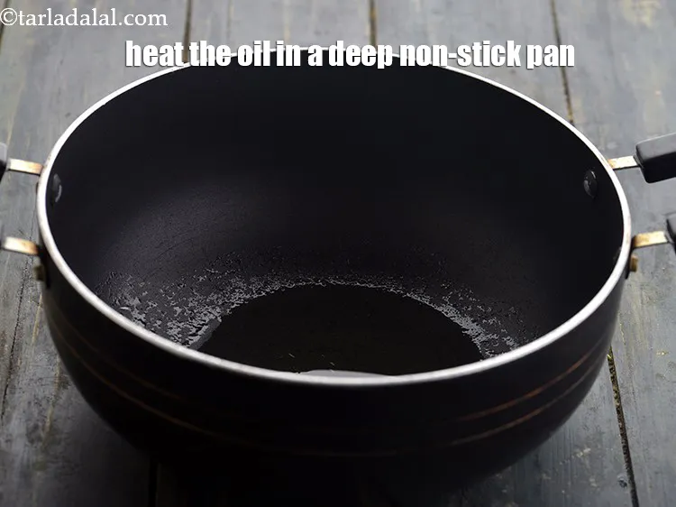 Step 10 – <p>While tempering is totally optional, for our recipe of <strong>ragda patties</strong>, we will prepare a …