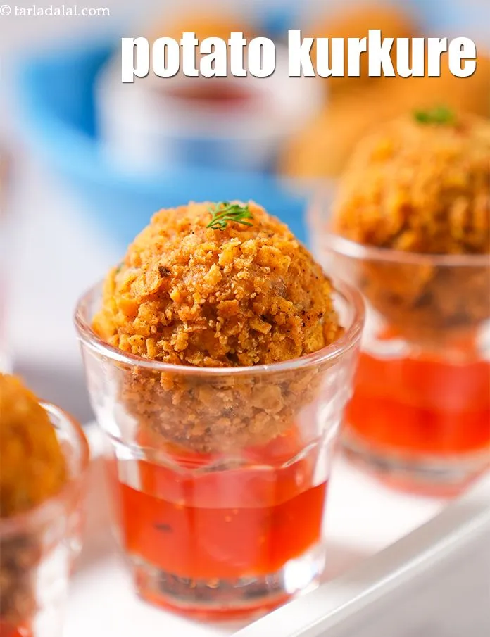 Step 47 – <p>Serve <strong>aloo kurkure</strong> hot with sweet and sour sauce.</p>