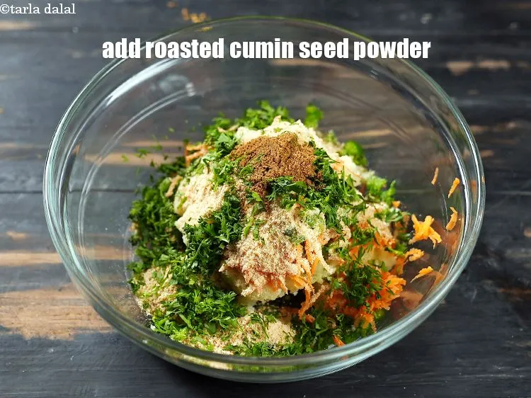 Step 33 – <p><span style="color:rgb(0,0,0);">Add ½ tsp roasted cumin seed powder.</span></p>