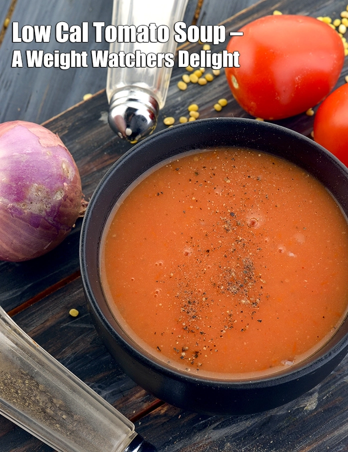 Step 17 – <p><strong>Low Cal Tomato Soup – A Weight Watchers Delight.</strong> &nbsp;&nbsp;<a href="https://www.tarladalal.com/recipes-for-High-Fiber-819">High Fiber</a>, low calories tomatoes …