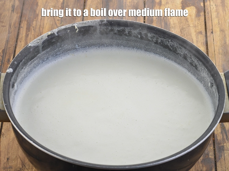 Step 3 – <p>Bring it to a boil over medium flame.&nbsp;</p>