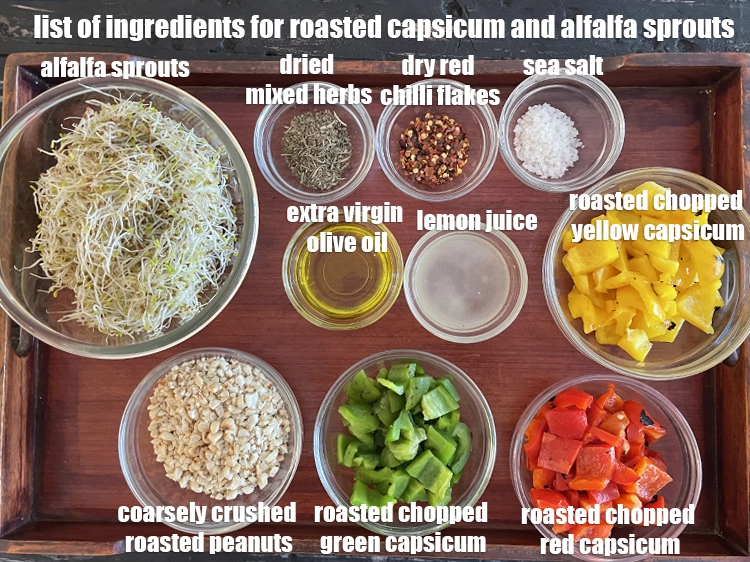 Step 2 – <html><head></head><body><p><strong>what is roasted capsicum and alfalfa sprouts salad made of ?</strong> is made from&nbsp;1&nbsp;medium&nbsp;red capsicum,&nbsp;1&nbsp;medium …