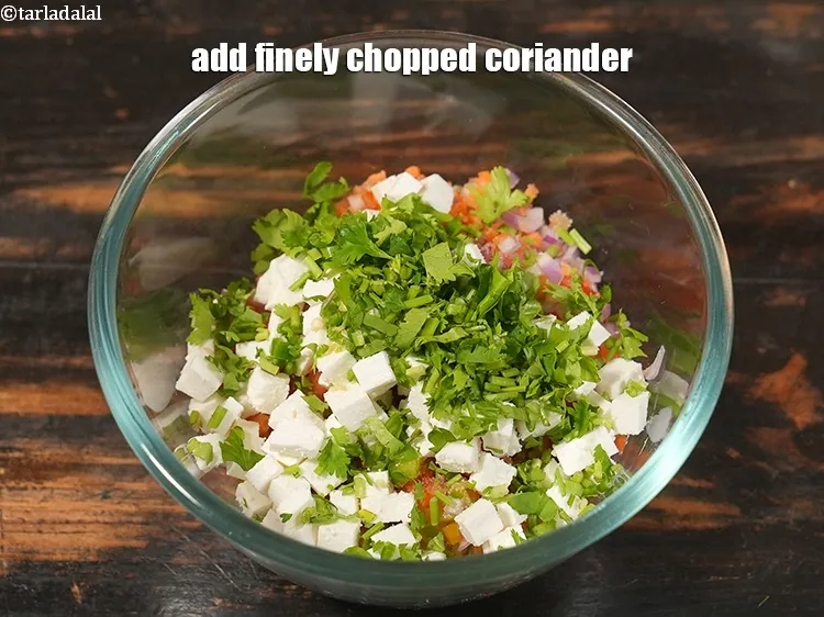 Step 15 – <p>Add 2 tbsp finely <a href="https://www.tarladalal.com/glossary-chopped-coriander-783i">chopped coriander (dhania)</a>.</p>