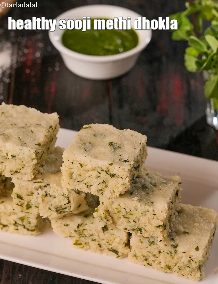 Step 24 – <p>Serve <strong>rava methi dhokla recipe | methi rava dhokla for chronic kidney disease | healthy …