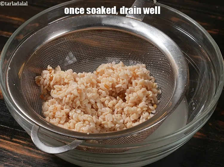 Step 6 – <p>Once soaked, drain well.</p>