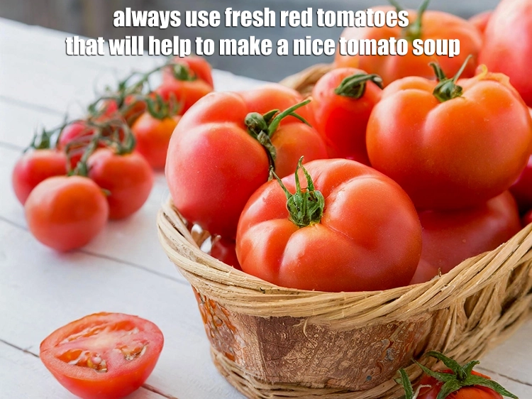 Step 17 – <p>Always use fresh red tomatoes that will help to make a nice <strong>tomato soup</strong> which …