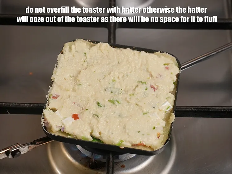 Step 28 – <p>Do not overfill the toaster with batter otherwise the batter will ooze out of the …