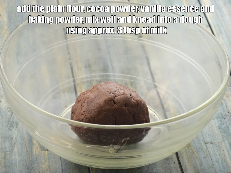Step 2 – <p><span style="background-color:rgb(255,255,255);color:rgb(0,0,0);">Add the </span><a href="https://www.tarladalal.com/glossary-plain-flour-maida-188i"><u>plain flour (maida)</u></a><span style="background-color:rgb(255,255,255);color:rgb(0,0,0);">, </span><a href="https://www.tarladalal.com/glossary-cocoa-powder-284i"><u>cocoa powder</u></a><span style="background-color:rgb(255,255,255);color:rgb(0,0,0);">, </span><a href="https://www.tarladalal.com/glossary-vanilla-essence-406i"><u>vanilla essence</u></a><span …