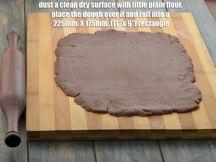 Step 3 – <p><span style="background-color:rgb(255,255,255);color:rgb(0,0,0);">Dust a clean dry surface with little plain flour, place the dough over it …