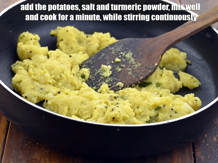 Step 4 – <p><span style="background-color:rgb(255,255,255);color:rgb(0,0,0);">Add the boiled , peeled and </span><a href="https://www.tarladalal.com/glossary-potatoes-aloo-alu-batata-710i#ing_2516"><u>mashed potatoes</u></a><span style="background-color:rgb(255,255,255);color:rgb(0,0,0);">, </span><a href="https://www.tarladalal.com/glossary-salt-namak-table-salt-418i"><u>salt </u></a><span style="background-color:rgb(255,255,255);color:rgb(0,0,0);">to …