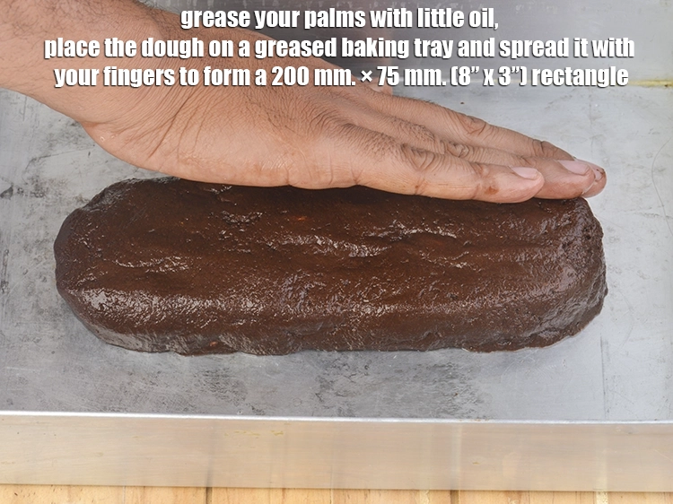 Step 4 – <p><span style="background-color:rgb(255,255,255);color:rgb(0,0,0);">Grease your palms with little oil, place the dough on a greased baking tray …