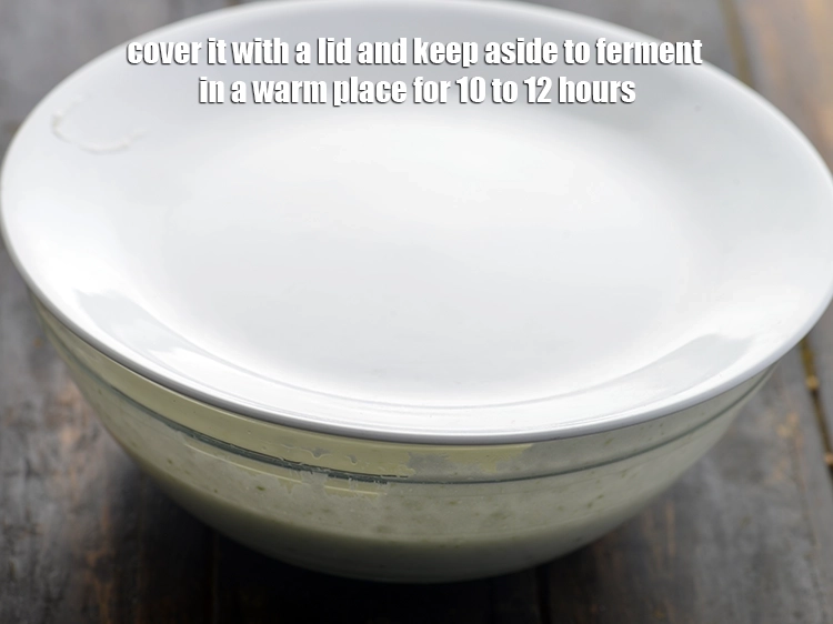 Step 3 – <p><span style="background-color:rgb(255,255,255);color:rgb(0,0,0);">Cover it with a lid and keep aside to ferment in a warm place …